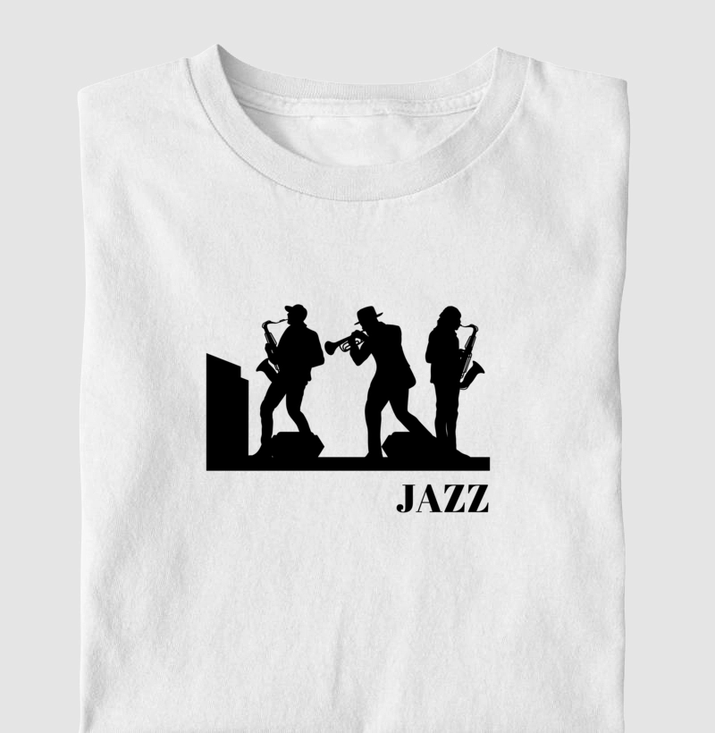 T-shirt Jazz Band White