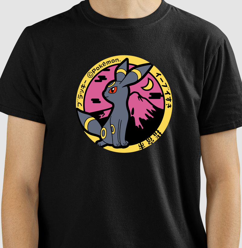 Algodão Premium “Umbreon” – Selo Pokémon (Pokéfuta) Lua & Montanha (PP ao 4G)