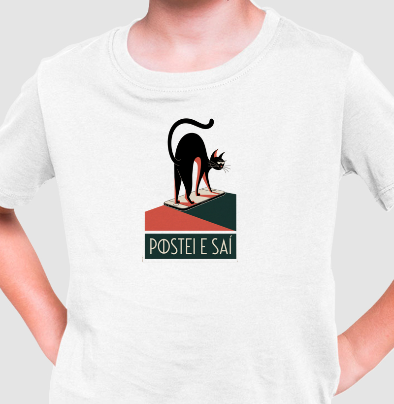 Postei e saí