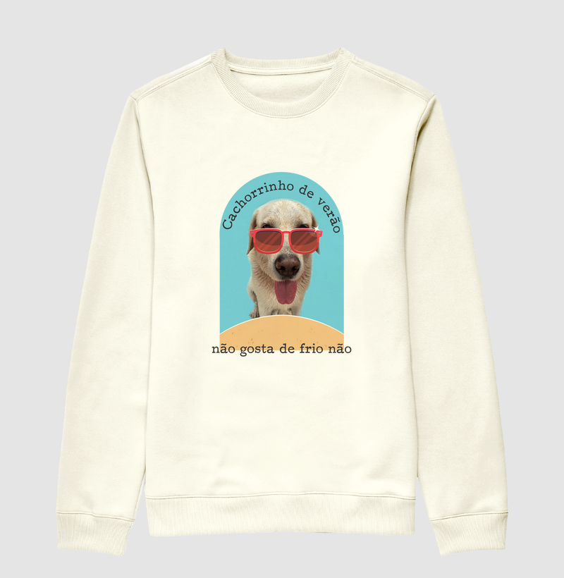 Moletom Labrador Cachorrinho de Verão