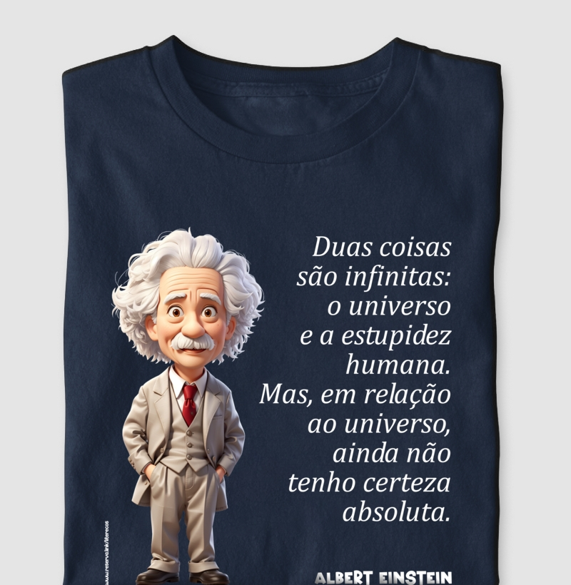 Camiseta Einstein - Frase 1