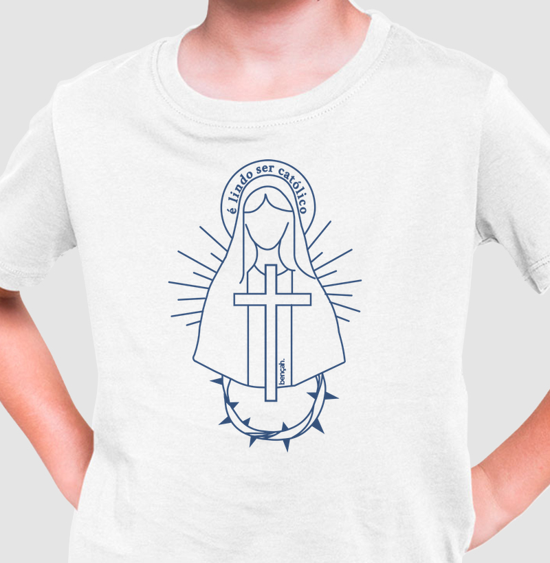 Camiseta Infantil Católico