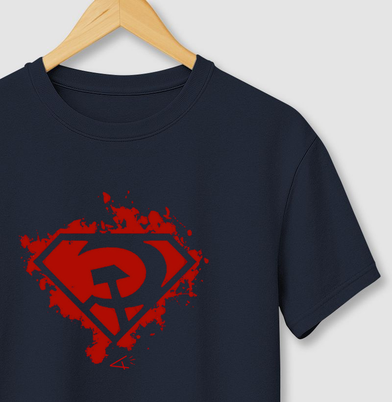 Camiseta super foice e martelo 