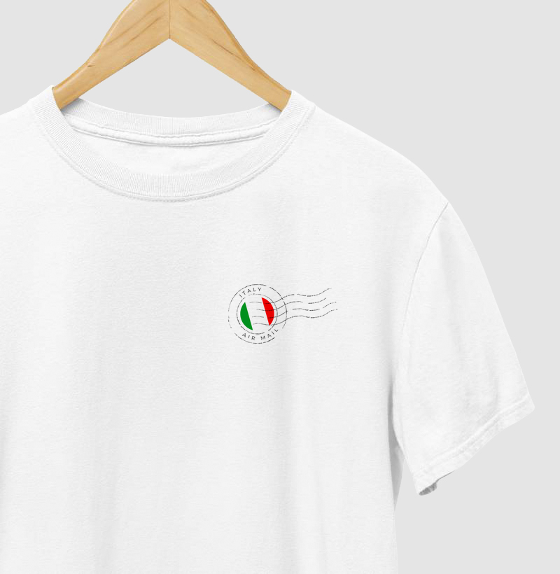 Camiseta "Itália" - Viva a Elegância e o Estilo Italiano
