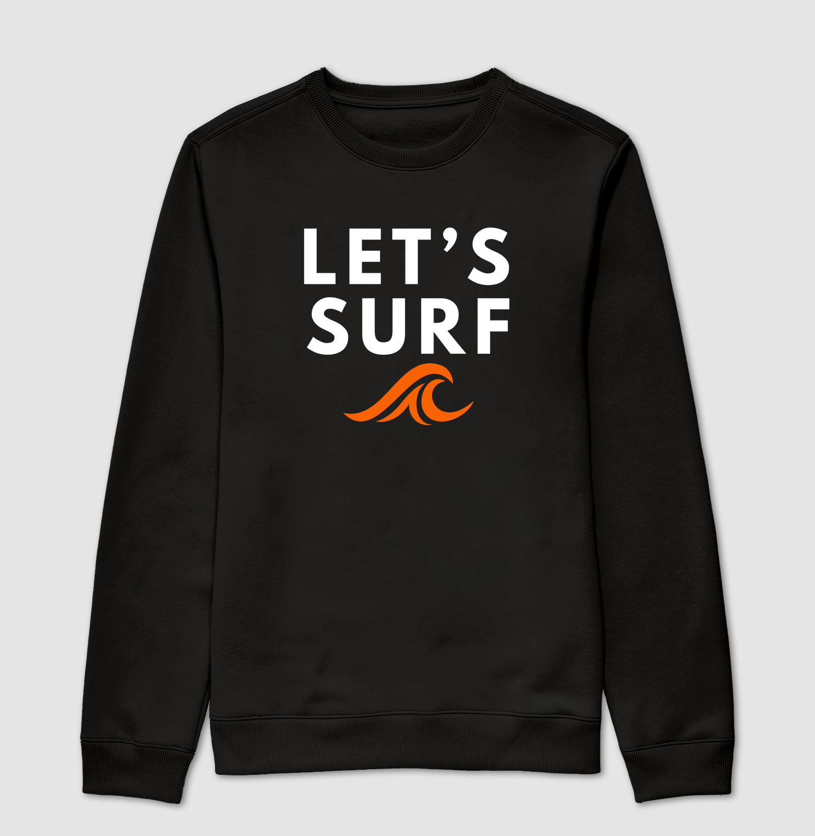 Camiseta Let’s Surf – Onda Minimalista