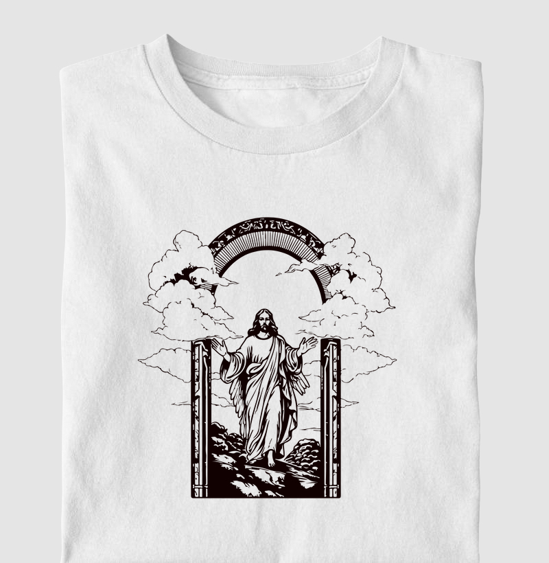 Jesus subindo - Minimalista