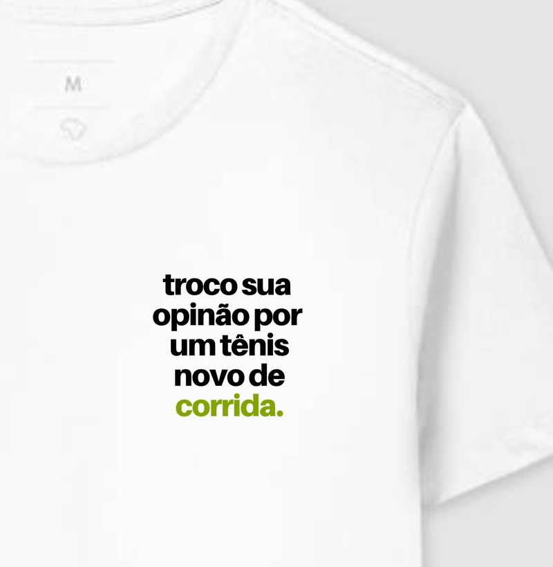 Camiseta Sua opinião