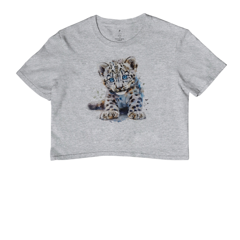 Camiseta Leopardo-das-neves