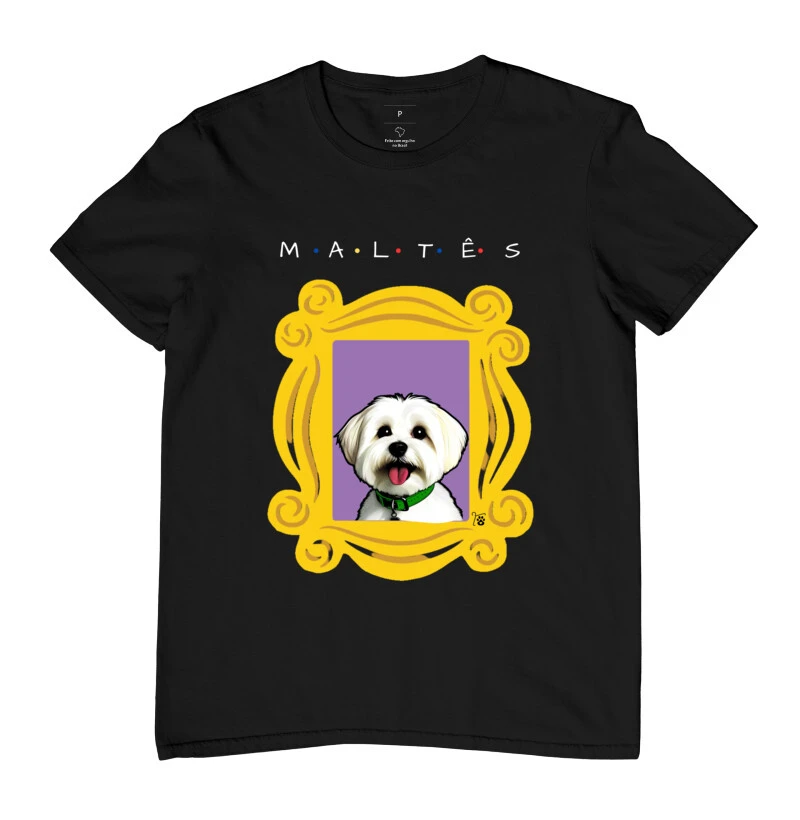 [Camiseta] Maltês Friends- Maltês