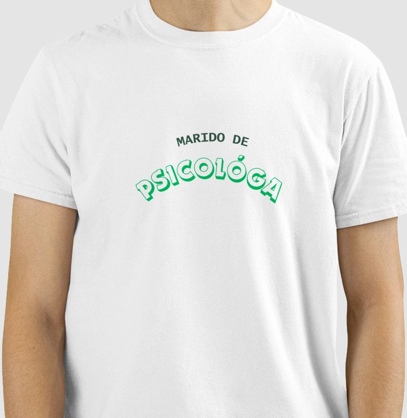 Camiseta marido de psicóloga 