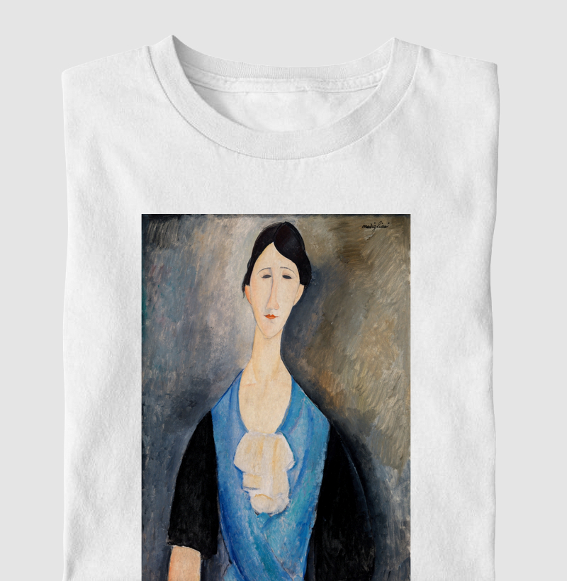 Young Woman in Blue by Amedeo Modigliani