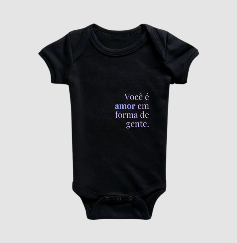 Peça "Você é amor em forma de gente"