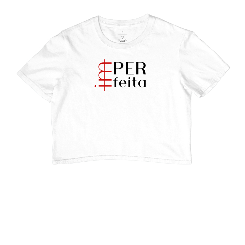 CROPPED IMperfeita preto, branco e vermelho 