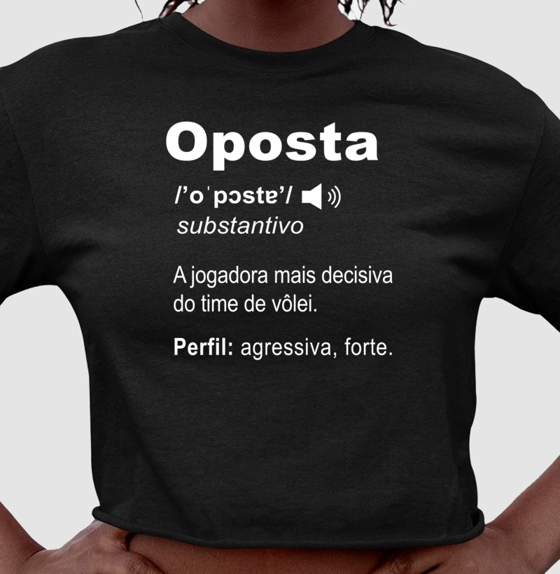 Cropped Oposto Voleibol
