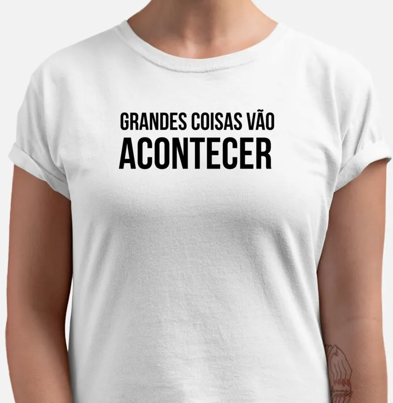 Camiseta Peruana - Grandes Coisas Vão Acontecer