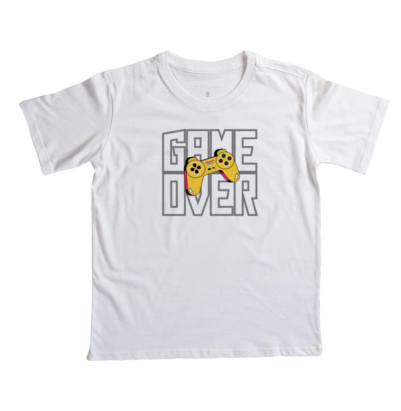 Camiseta infantil - Gamer Over