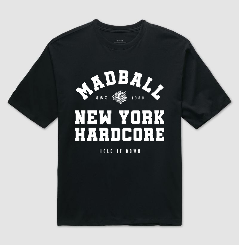 CAMISETA MADBALL NYC HC