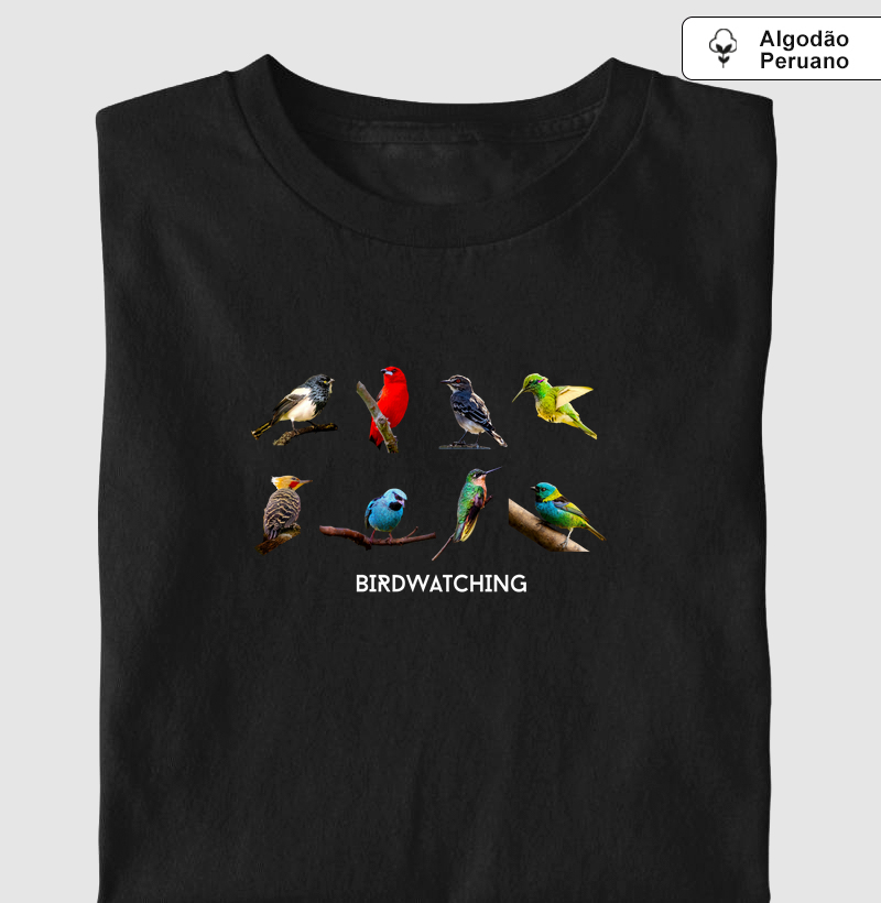 Camiseta Algodão Peruano  BIRDWATCHING