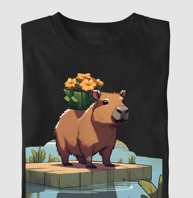 Capivara Girassol