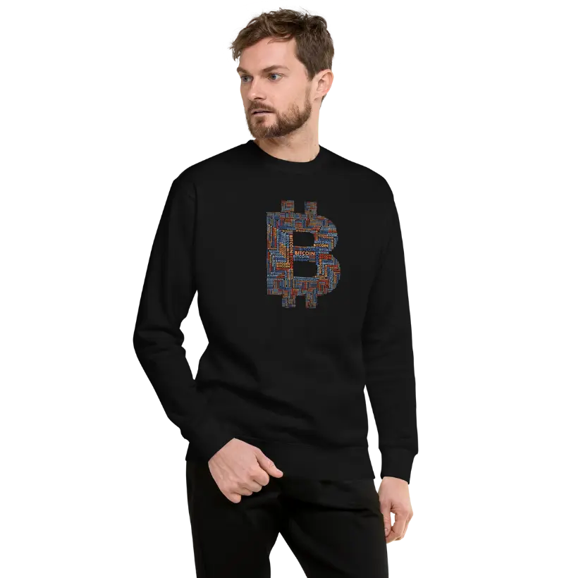 Suéter Moletom Crypto Style Bitcoin