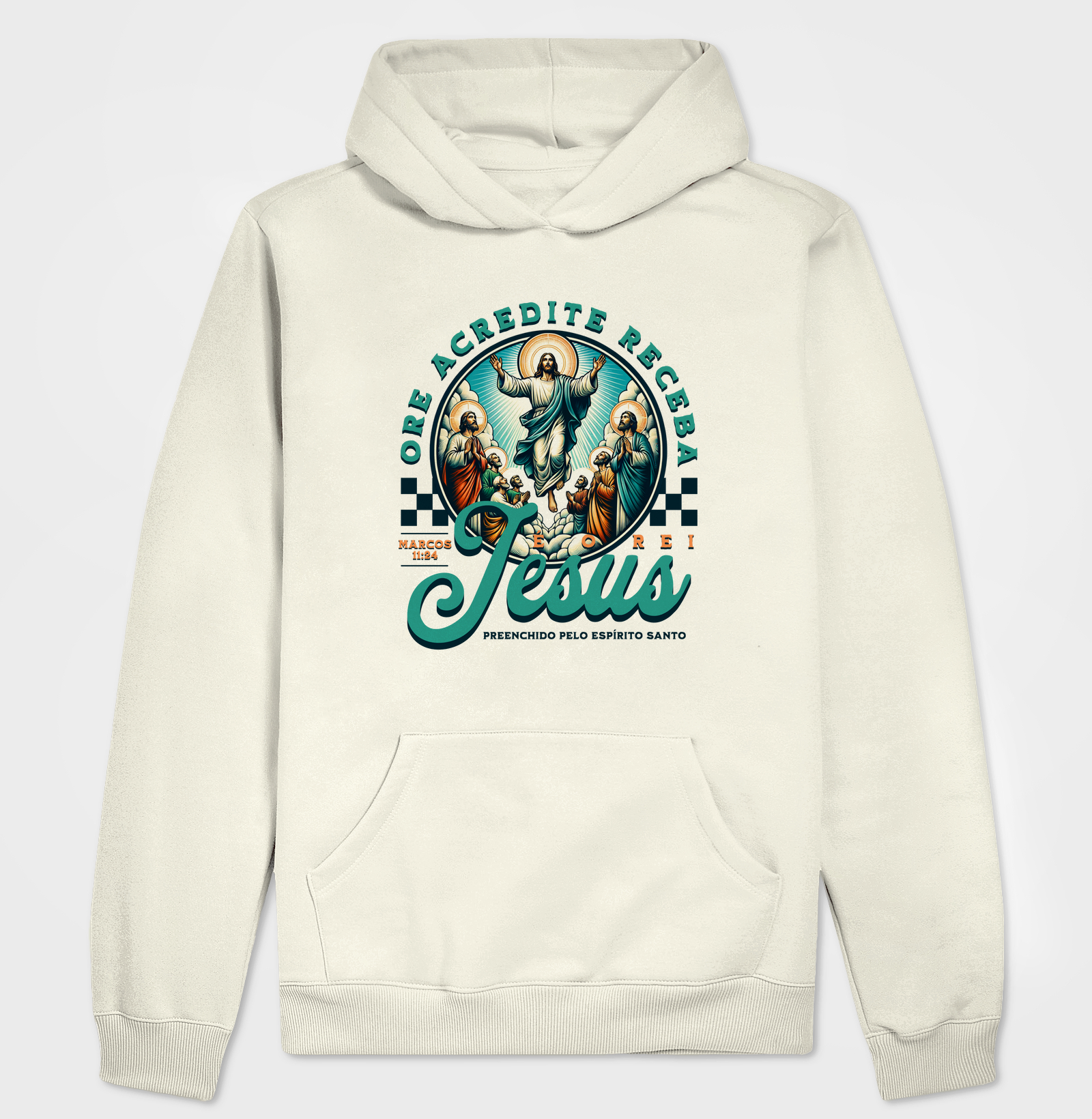 Jesus é o Rei + Marcos 11:24 (Unissex)