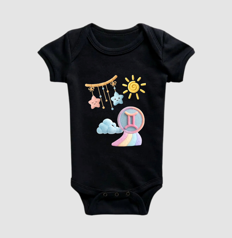 Body Bebê Gêmeos – Pequeno Brilho Curioso