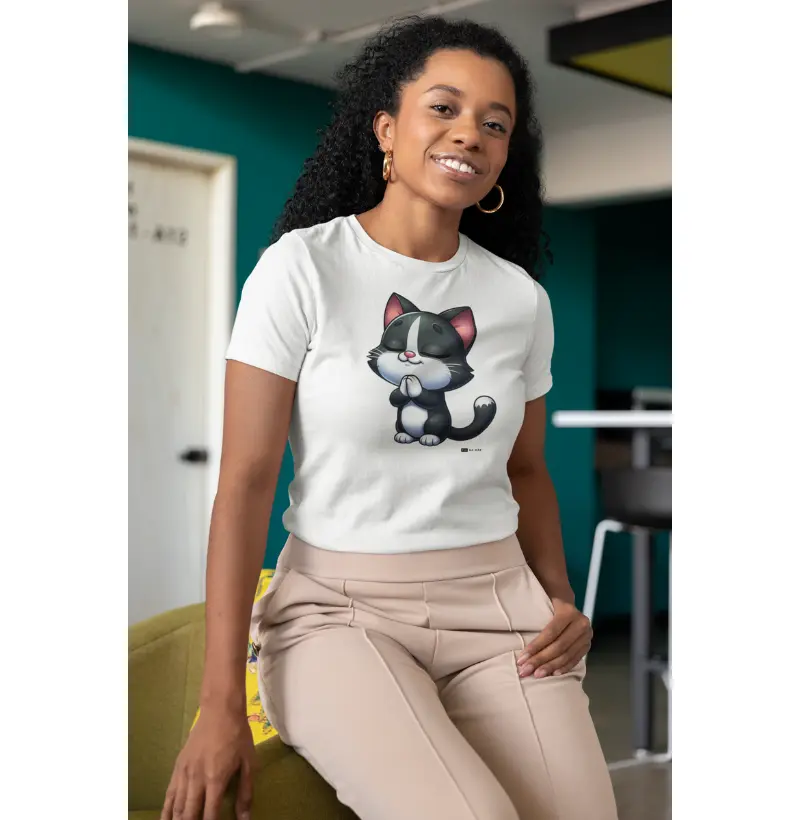 041 - Camiseta 100% algodão pray