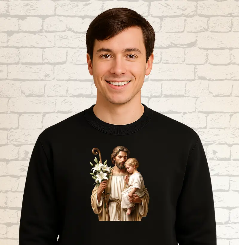 São José e menino Jesus