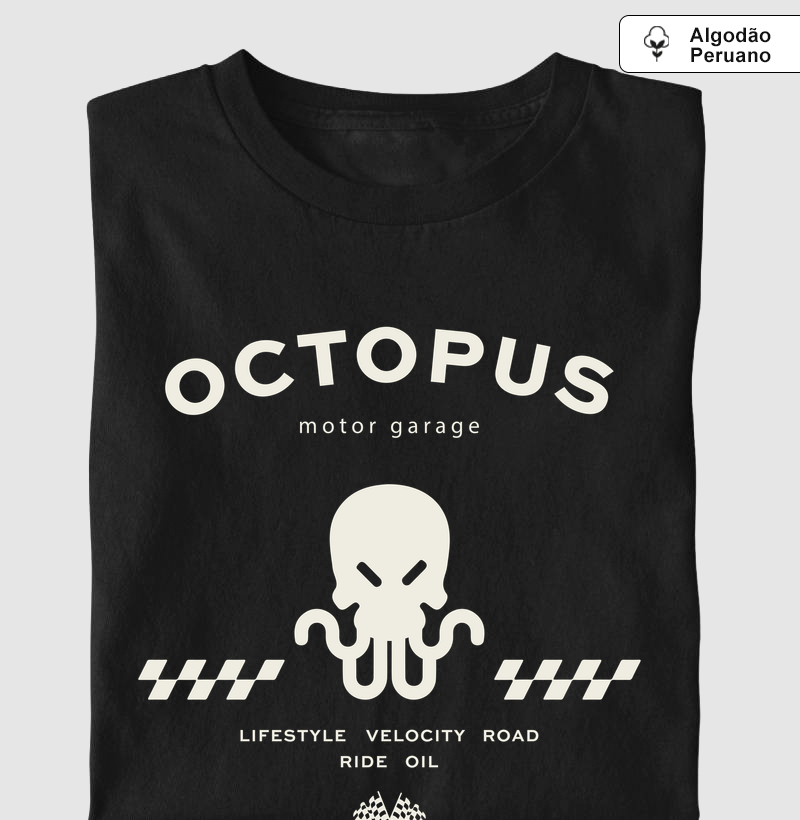 Camiseta Octopus Motor Garage Peruano