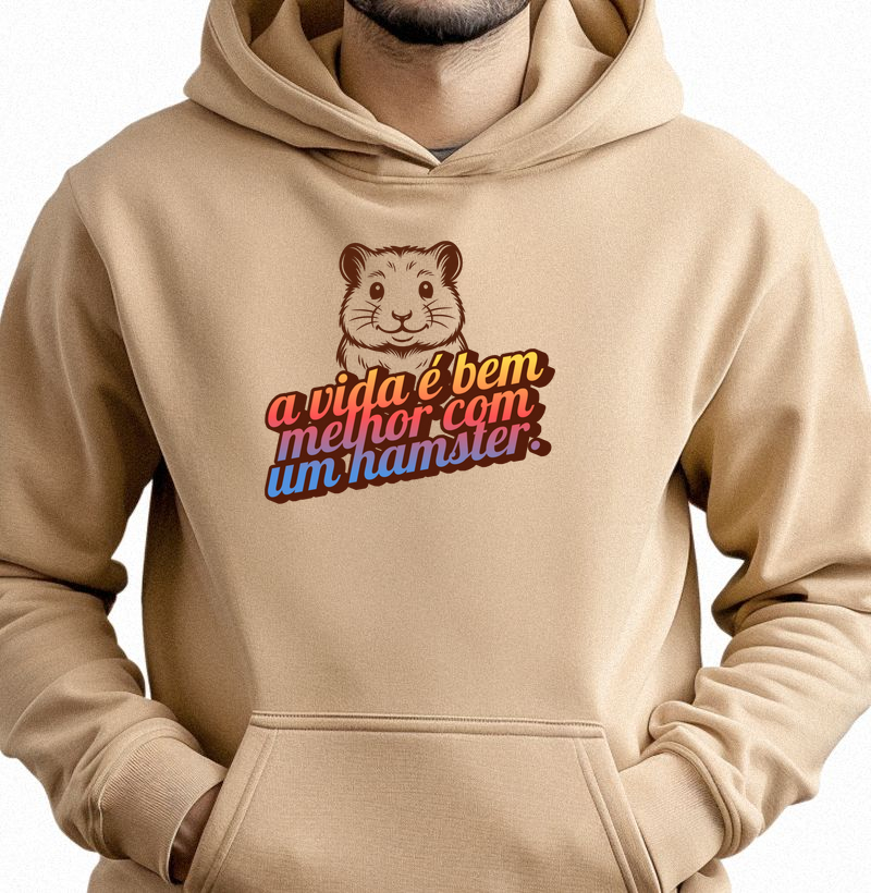 A vida é bem melhor com um hamster