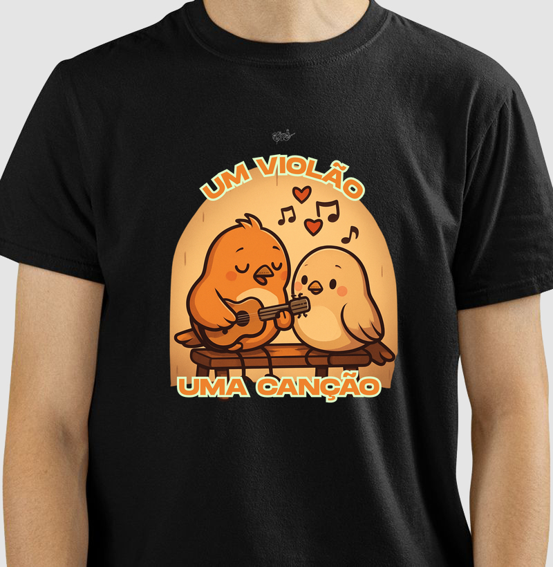 CAMISETA UM VIOLÃO UMA CANÇÃO