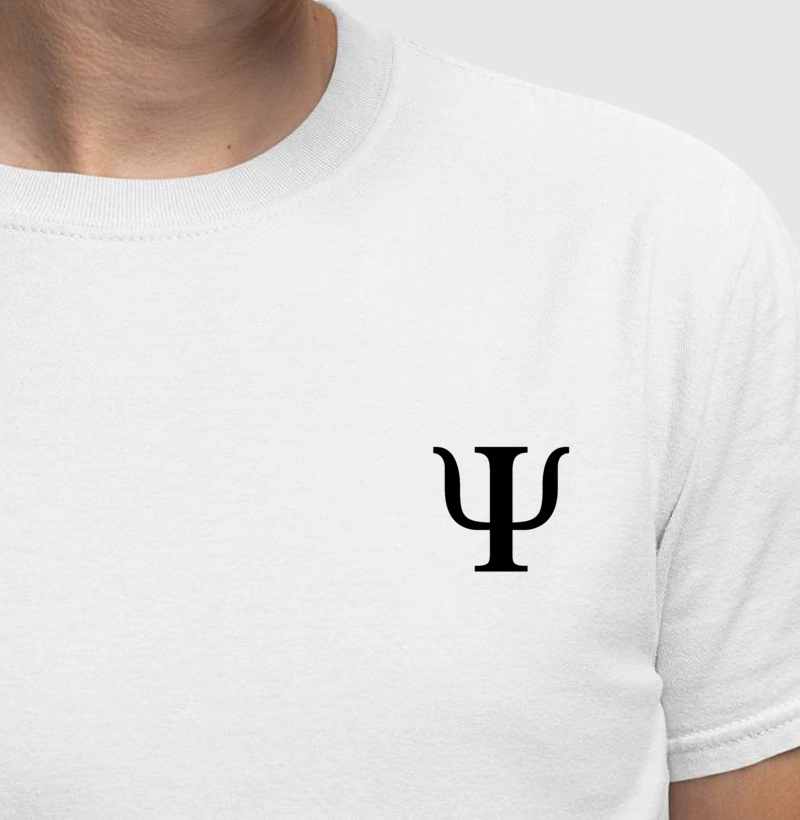 Camiseta logo preta psique