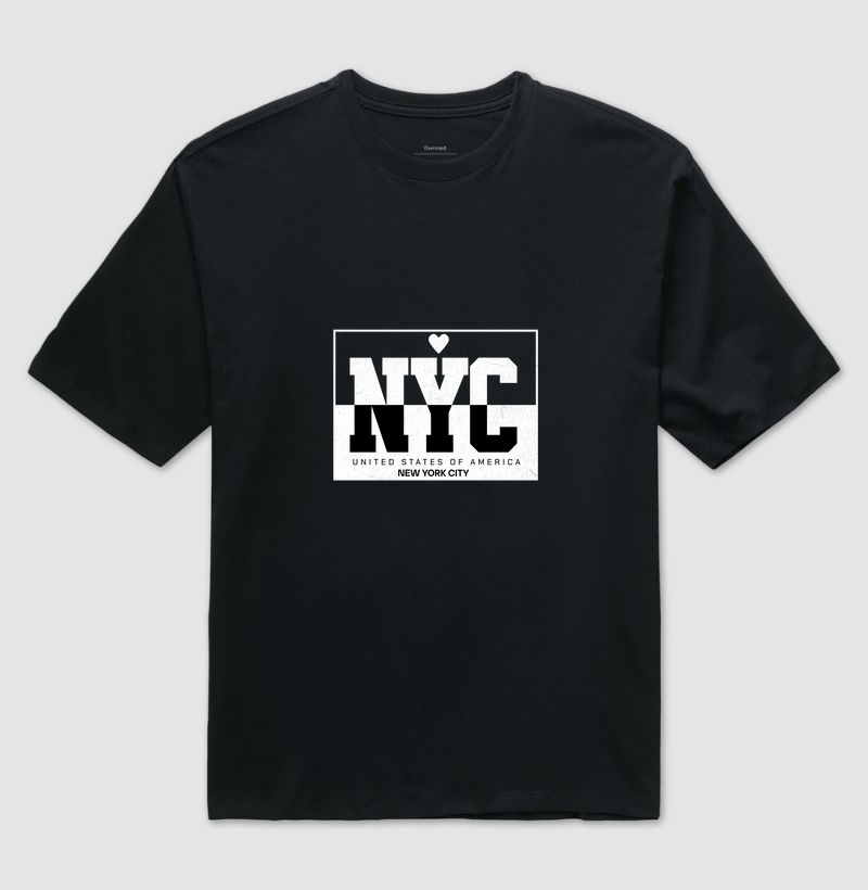 NYC – Estilo Retrô Contemporâneo | Oversized | Unissex