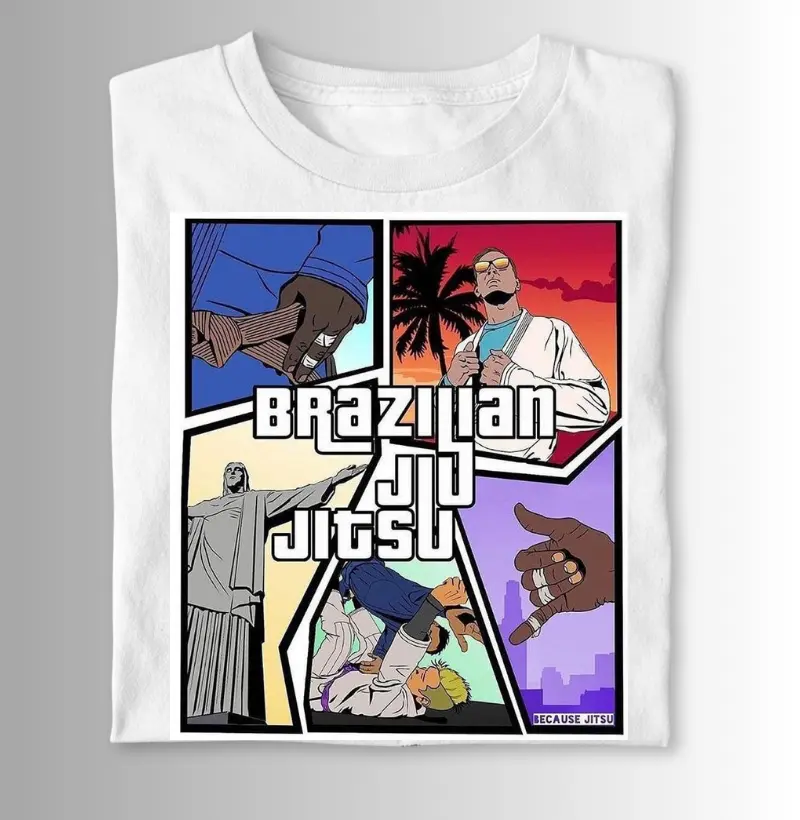 camisa Estampas Jiu Jitsu 