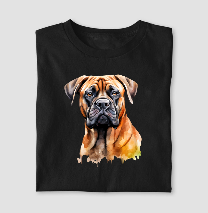 Bull Mastiff aquarela