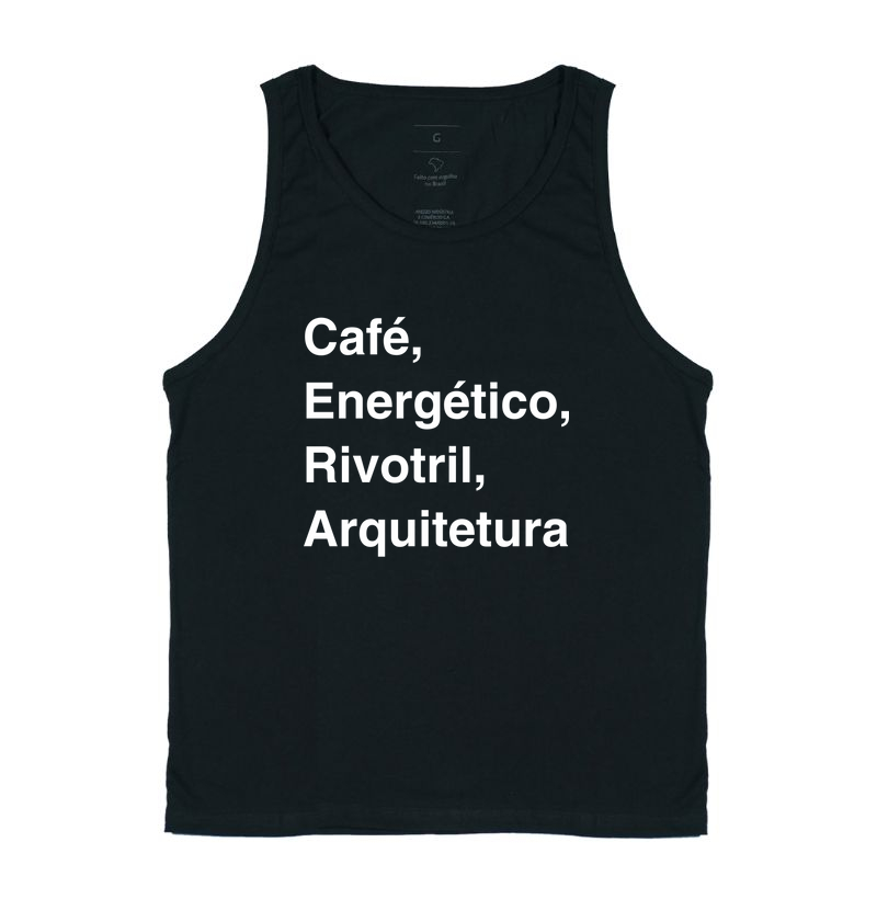 Café, Energético, Rivotril, Arquitetura