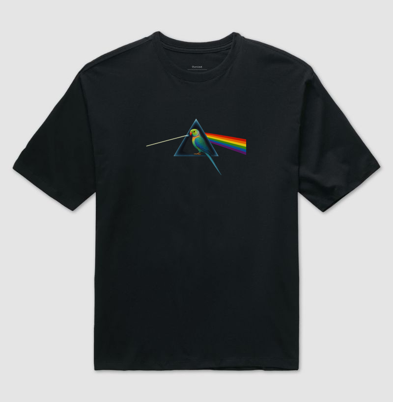 Camiseta Oversized - The Ringneck Side of the Moon