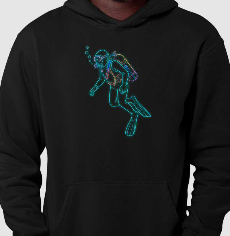 Mergulhador Neon Grande