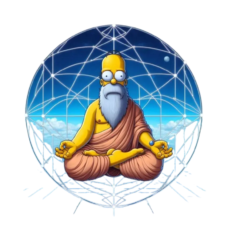 Homer meditando