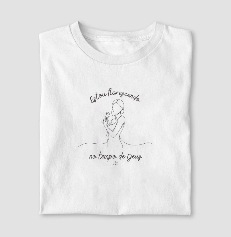 Florescendo no Tempo de Deus – Line Art Feminina