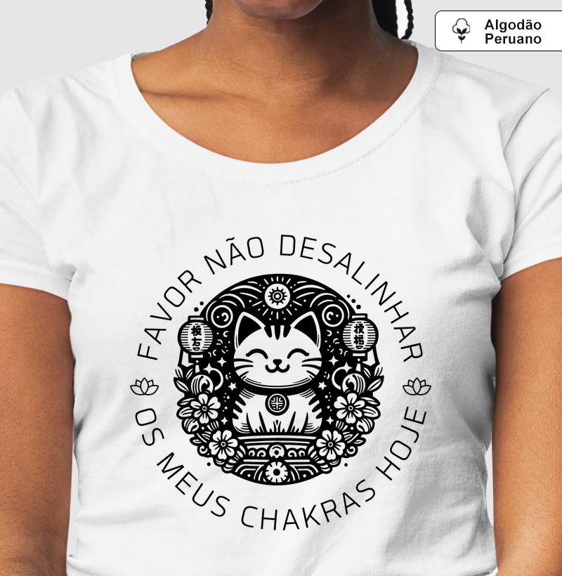 Não desalinhe meus chakras hoje