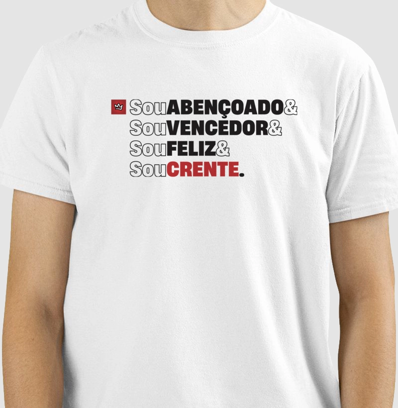Camiseta - Sou abençoado