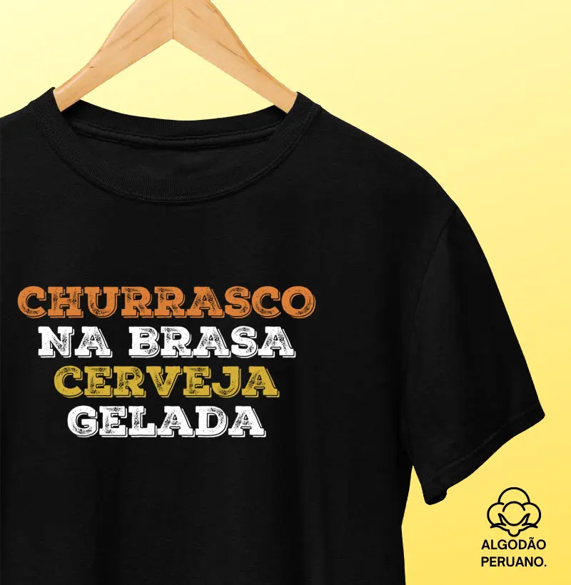 Churrasco na brasa, cerveja gelada
