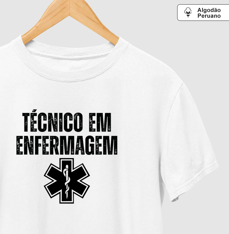 Camiseta Algodão Peruano – Técnico(a) em Enfermagem