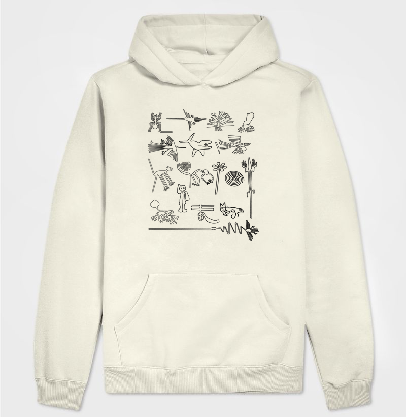 Hoodie Moletom Linhas de Nazca