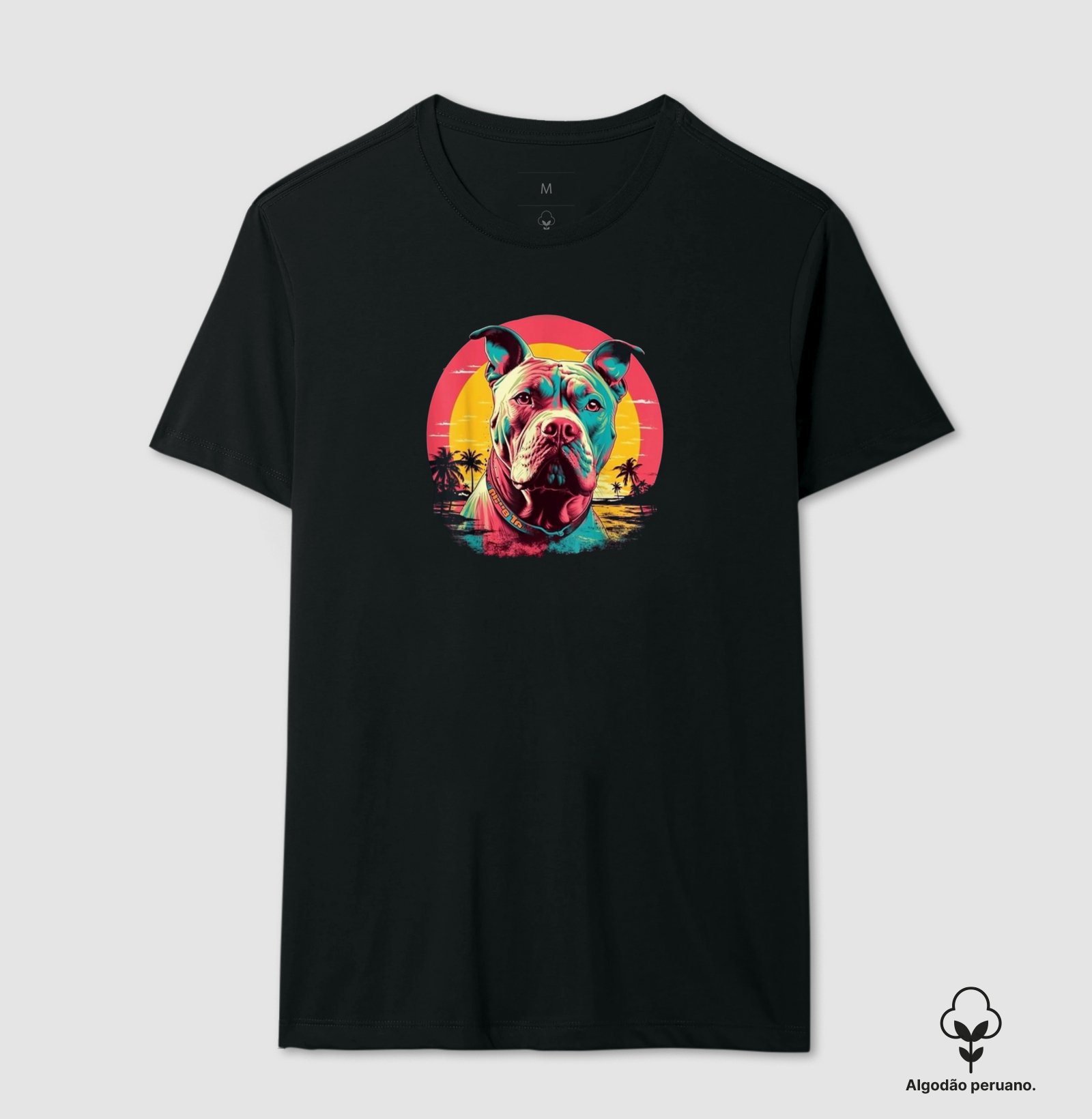 Pit bull sunset 2