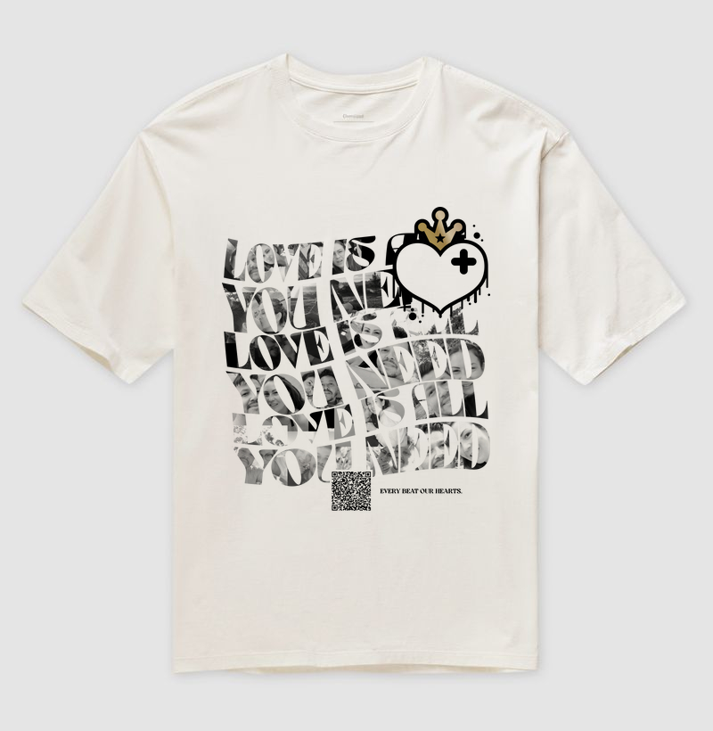Camiseta Oversized Personalize sua Estampa