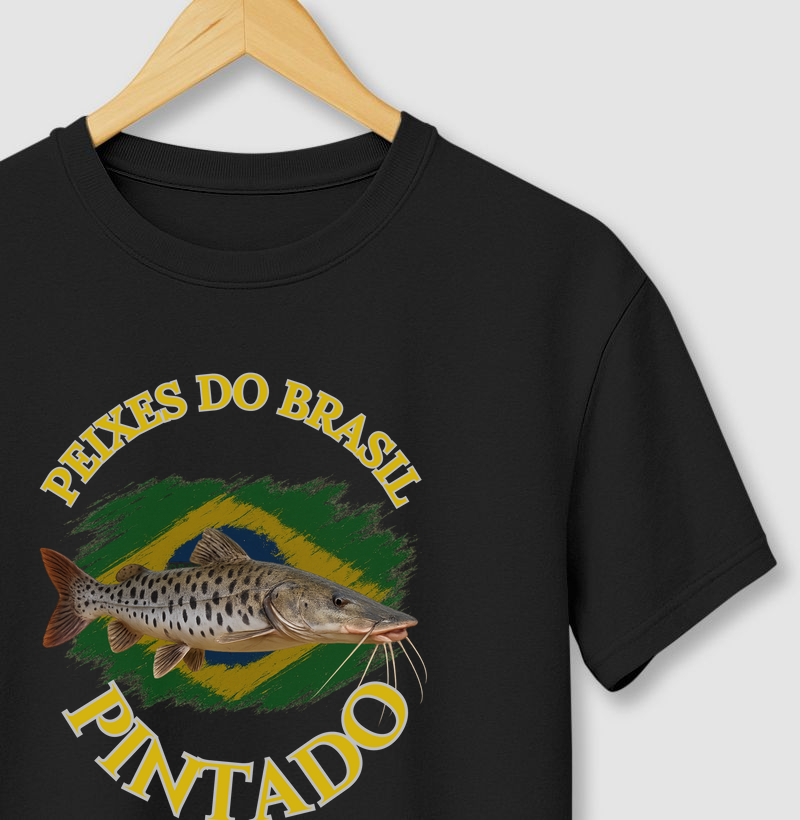 CAMISETA PEIXES DO BRASIL PINTADO