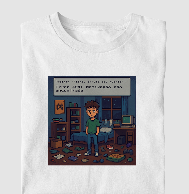 Filho arruma o seu quarto error - pixel