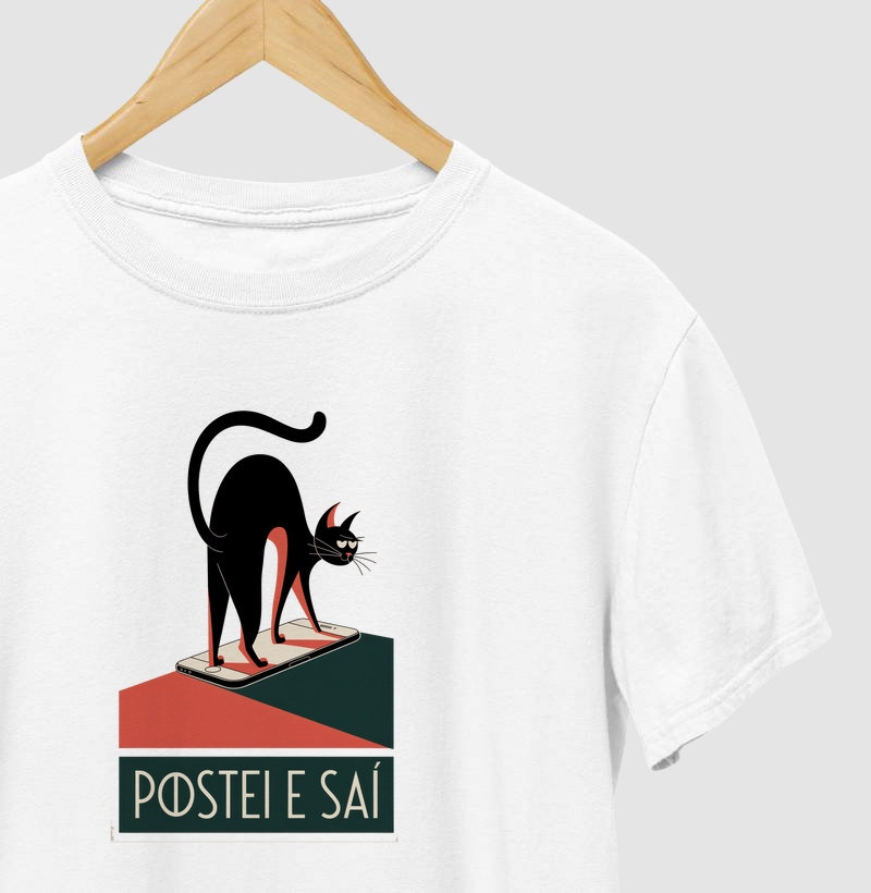 Postei e saí